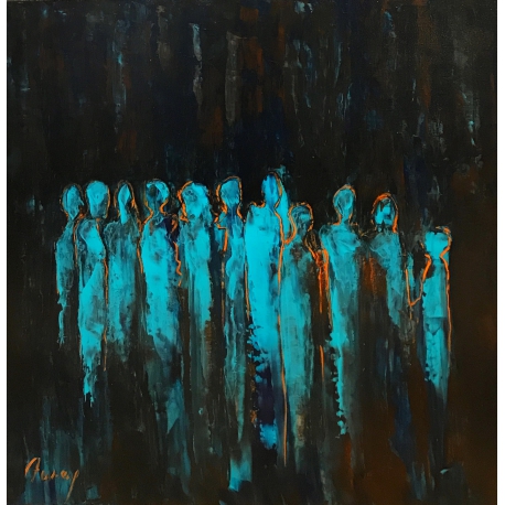 Blue shadow