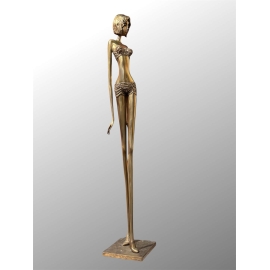 Chantal De Sutter, sculptor, Gallery Bouillon d'art in Bordeaux