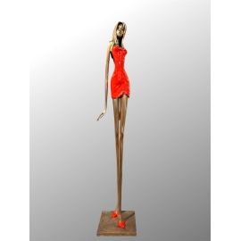 Chantal De Sutter, sculptor, Gallery Bouillon d'art in Bordeaux