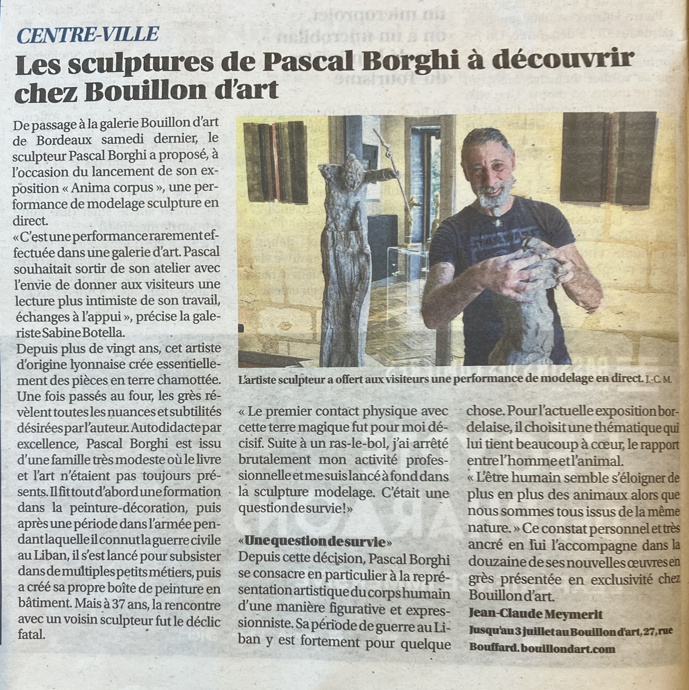 Pascal Borghi presse