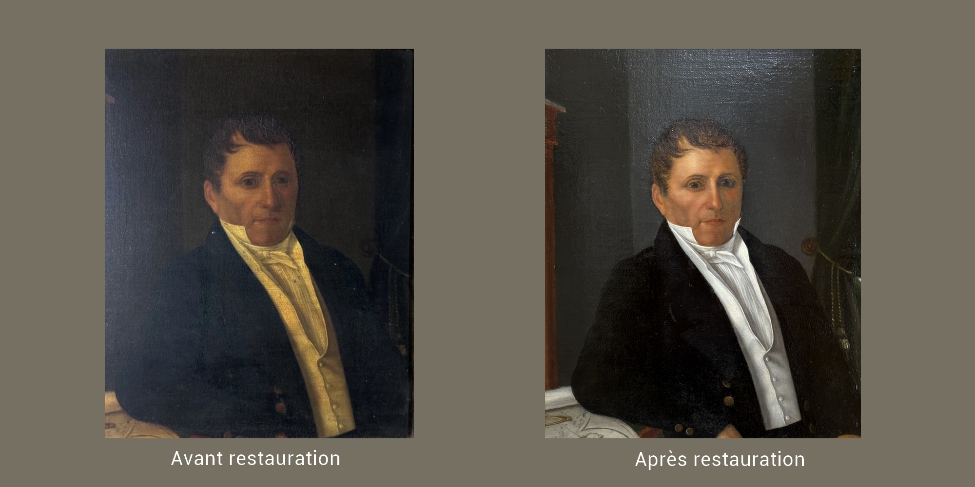 restauration portrait homme